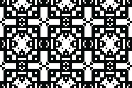 Silk fabric Patola sari Pattern Seamless Mughal architecture Motif embroidery, Pixel Ikat embroidery Design for Print egyptian hieroglyphs tibetan geo pattern vector