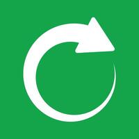 Reload arrow icon symbol sign. Circle arrow icon collection. vector