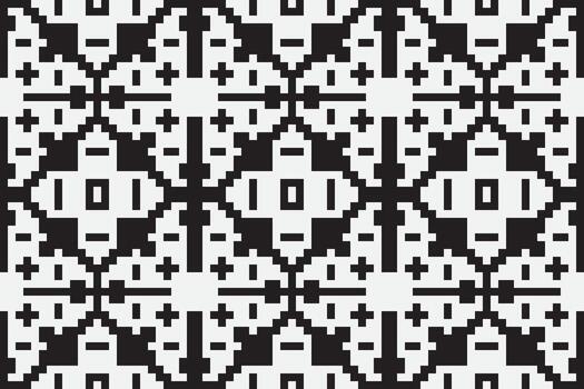 labor de retazos modelo sin costura Mughal arquitectura motivo bordado, píxel ikat bordado diseño para impresión bufanda hijab modelo pañuelo píxel ikat seda curti modelo Mughal patrones vector