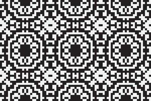 Patchwork pattern Seamless Bandana print silk Motif embroidery, Pixel Ikat embroidery Design for Print tie dyeing pillowcase sambal puri kurti mughal architecture vector