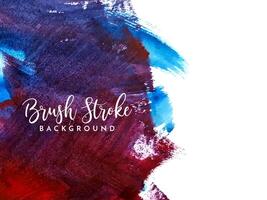 Purple and blue colorful brush stroke pastel background vector