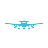 Airplane icon. Isolated on white background. From blue icon set. vector