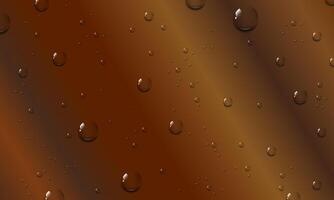 Water rain drops or steam shower isolated on gradient dark color background. vector