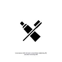 tooth paste solid icon design good for web or mobile app vector
