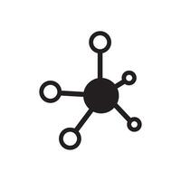 molecule icon design vector