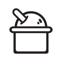 ice cream icon vector