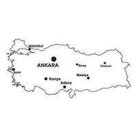 territory of Turkey vector
