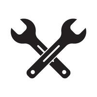 wrench icon design vector