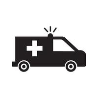 ambulance icon design vector