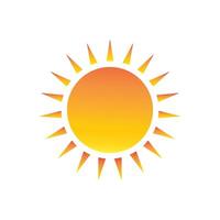 sun icon design vector