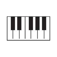 piano icon design vector