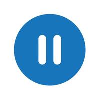 pause icon design vector