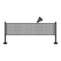 badminton net icon vector