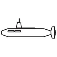 submarine icon design vector