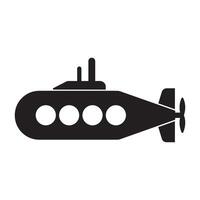 submarine icon design vector