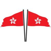 Hong Kong flag vector