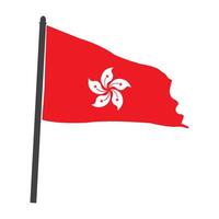 Hong Kong flag vector