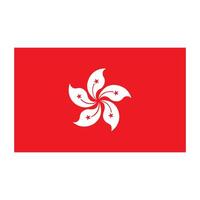 Hong Kong flag vector