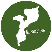 Mozambique map design vector