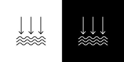 Atmospheric pressure line icon collection for web, ui, mobile apps. vector