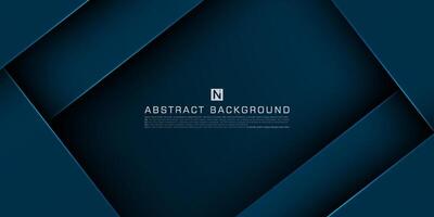 Abstract dark blue overlap shadow and lights background. Papercut template with straight line and shadow. Dark blue background with trendy pattern design. Eps10 vector