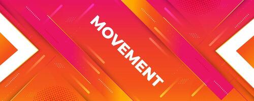 Abstract and Creative Orange Gradient Background with Modern Technology Concept. Cover, Banner or Layout Design Template for Identity, Branding, Advertising or Promotion vector