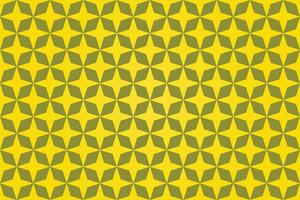 rhombus star pattern design yellow color background. vector