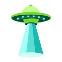 ufo in space vector