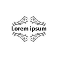 border, aesthetic, vintage and border design elements vector