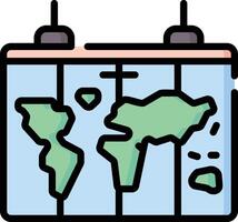 world map illustration design vector