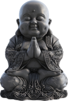 a statue of a buddha sitting in meditation png