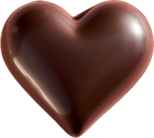 a heart shaped chocolate bar on a transparent background png