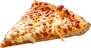 a slice of pizza on a transparent background png
