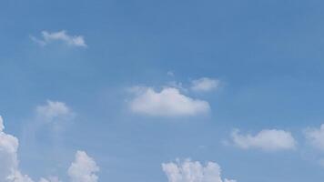 Blue sky with cloud background nature photo