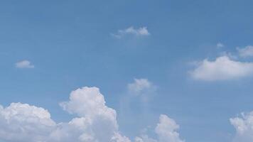 White clouds in sky photo