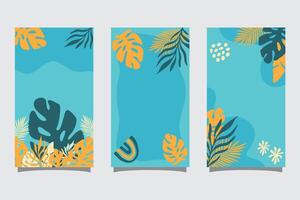 Summer abstract background with copy space for text for banner, greeting card, poster, advertising and social media stories design templates vector
