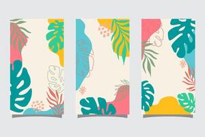 Summer abstract background with copy space for text for banner, greeting card, poster, advertising and social media stories design templates vector