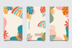 Summer abstract background with copy space for text for banner, greeting card, poster, advertising and social media stories design templates vector