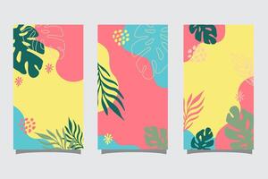 Summer abstract background with copy space for text for banner, greeting card, poster, advertising and social media stories design templates vector