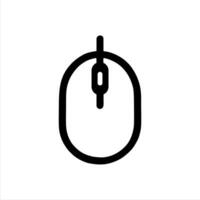 Simple mouse with Minimalist and modern design vector