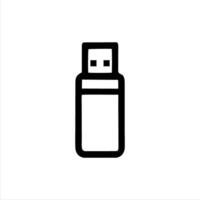 Simple USB Flash Disk with Minimalist and modern design vector