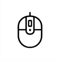 Simple mouse with Minimalist and modern design vector