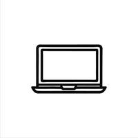 Simple Laptop with Minimalist and modern design vector