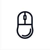 Simple mouse with Minimalist and modern design vector