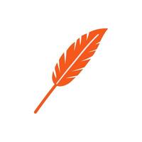 y2k Feather flat funny Illustration vector
