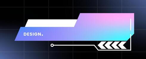 Modern pop up window illustration. Futuristic pop up interface. vector