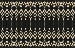 Ethnic abstract ikat art. Aztec ornament print. geometric ethnic pattern seamless color oriental. Design for background ,curtain, carpet, wallpaper, clothing, wrapping. vector