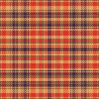 Tartan plaid pattern with texture. vector