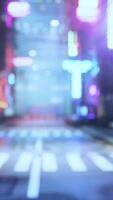 bokeh cidade luzes borrado fundo efeito video