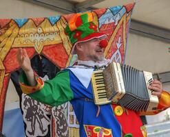 Nitra, Slovakia - 05.25.2024 Artists perform at the Nitra Rinek festival photo